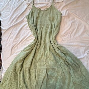 Chris & Carol Light Green Maxi Dress